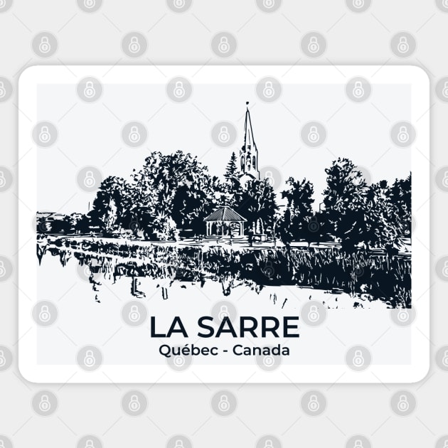 La Sarre - Québec Magnet by Lakeric